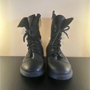 Aldo Black Women's Combat Boots